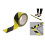 2 Packungen, Warnband, 4,5 cm x 16 m, gelb schwarz 4