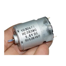 RS380 DC Motor 3V 3.6V Speed Carbon Brush D Shaft Replacement for Mini Drill and Toy Tools