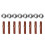M8 1.25 Turbo Stud Bolts Kit 8mm 16