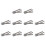 10Pc Prusa Glass Bed Spring Clips 3