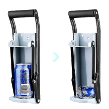 16 Unzen Dosenpresse aus Metall, robuste, wandmontierte Dosenpresse, Dosenzertrümmerer für Limonade und Bier