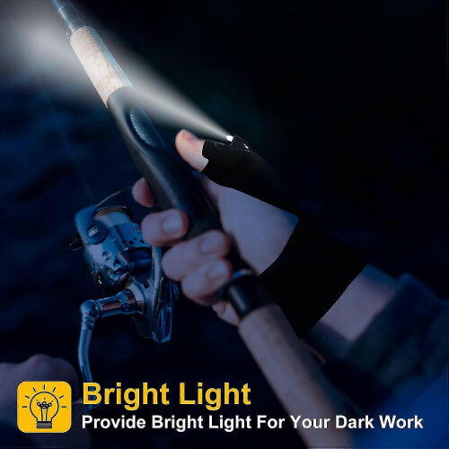 Led Flashlight Gloves Cool Gadget Hands-free Lights 2