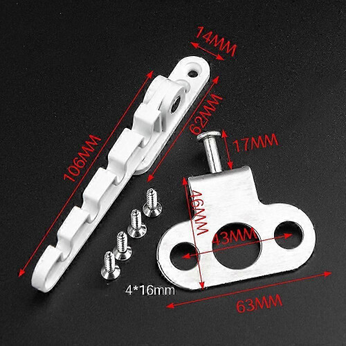 Window Latch,AntiTheft Window Limiter, Window Restrictor Security Lock,Child Window Limiter 2 Pcs for UPVC Windows Ventilation Restrictor 1