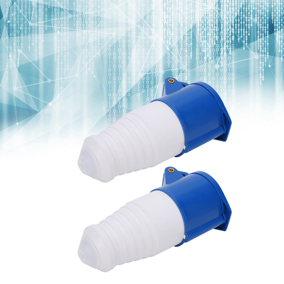 2Pcs 3Pin 16A ExplosionProof Power Outlet