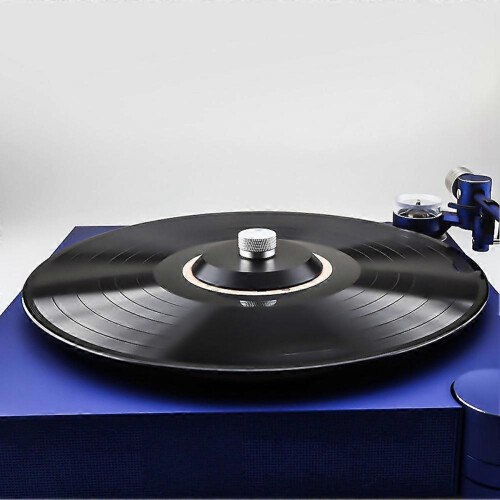 Audio LP Vinyl Turntables Disc Stabilizer Record Player Weight/Clamp 2