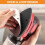 5 Pack Mouse Sanding Interface Pad Hook and Loop, Triangle Sanding Pad with 5 Holes, Mouse Sander Sa 5