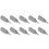 10Pcs 110 Test Head Rj11 Voice Connector Mdf Check Phone Voice For Krone Module Telecom Patch Panel 3