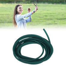 Eisgrün 3 mm Innendurchmesser, 7 mm Außendurchmesser Latex Gummiband für Steinschleuder, 5 m