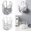 Retractable Desktop Dish Rack Dish Storage Rack Storage Rack Drain Cup Rack Kitchen 2