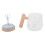 Automatic Beige White 400ml Stirring Mug with Touch Switch, 145x97x105mm 8
