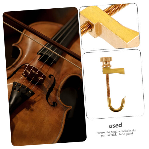 Violin Crack  Clamp with Precise Alignment Control for Luthier Violin Repairs and Durable Workshop Performance 2