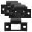 4-Pack Door Strike Plates with Reinforcement for Deadbolt Locks 4