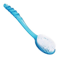Cepillo de ba?o y ducha de plstico con mango largo para la espalda, exfoliante y masajeador para la limpieza de la piel.