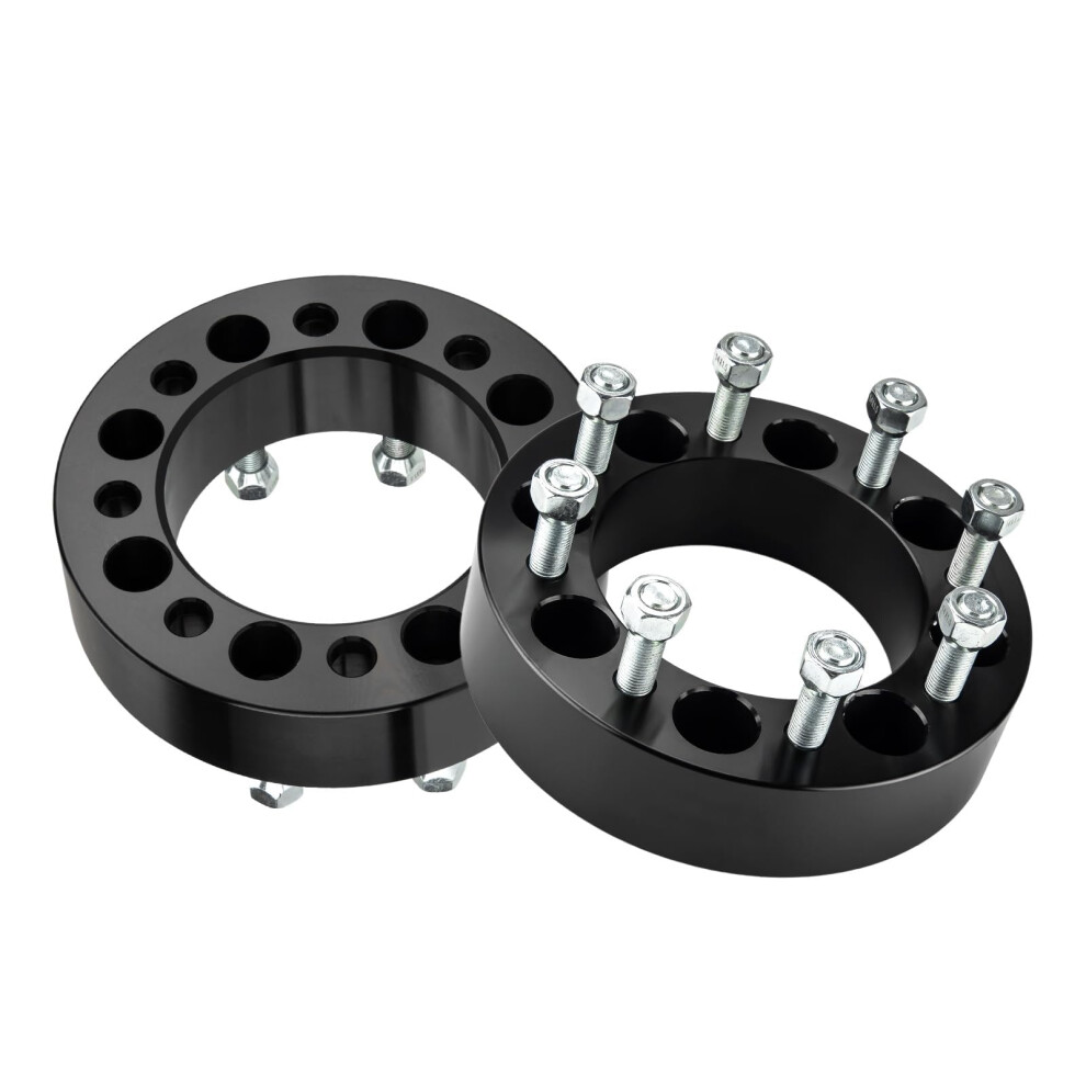 Forged 2 Inch 8X6.5 Wheel Spacers M14x1.5 Hub Centric For Flush Fitment And Wider Tire Clearance 9455672744676