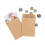 100pcs Kraft Envelopes Self-adhesive Seed Envelopes 4