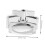 Drum Floor Tom Leg Bracket for Stable Drum Positioning and Easy Replacement Fit, Durable Mount Hardware 4