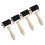 Printmaking Roller Set 4pcs Rubber Brayer for Even Ink Coverage and Smooth Rolling Action 1