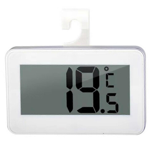 2 Pcs Fridge Thermometer, LCD Display Fridge Temperature Refrigerator Freezer Thermometer 2