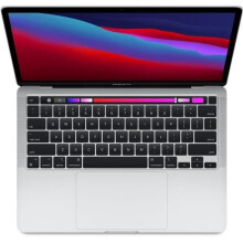 Apple - 13,3" MacBook Pro Touch Bar (2020) - Apple M1 chip - RAM 8GB - 256GB - Zilver (2020) - Gereconditioneerd - Redelijke staat - Refurbished