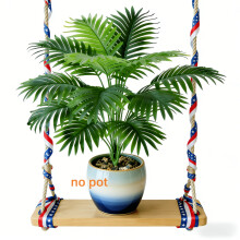 1 Extra-Large Artificial Palm Tree - Wedding Garden Modern Decoration, Maintenance-Free Evergreen Artificial Plant