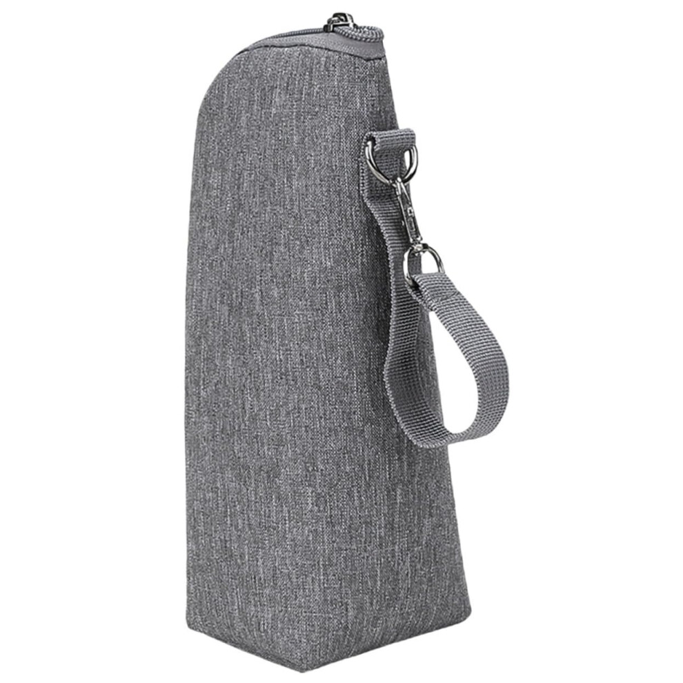 Insulated Baby Bottle Bag with Temperature Control and Stroller Attachment for Travel Moms