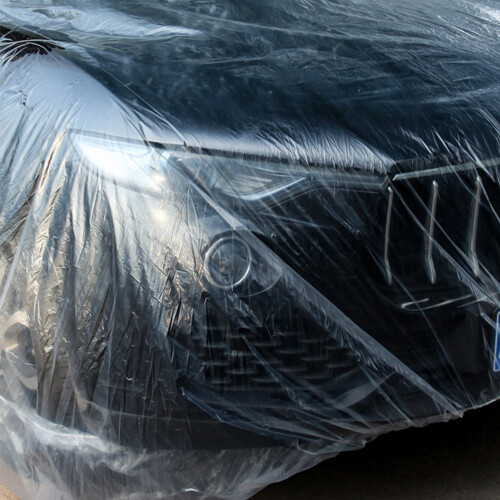 Universal Car Dust Cover Transparent Thin 2