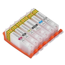 6 Stück Tintenkartuschen-Set für Testpapier 350-351 — Schwarz, Cyan, Magenta, Gelb, Grau