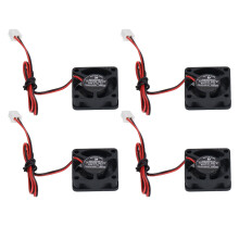 3010 DC bürstenloser Ventilator 2PIN 12V Kleine Kühllüfter für 3D-Drucker, CPUs, Elektronik (4 Stück)