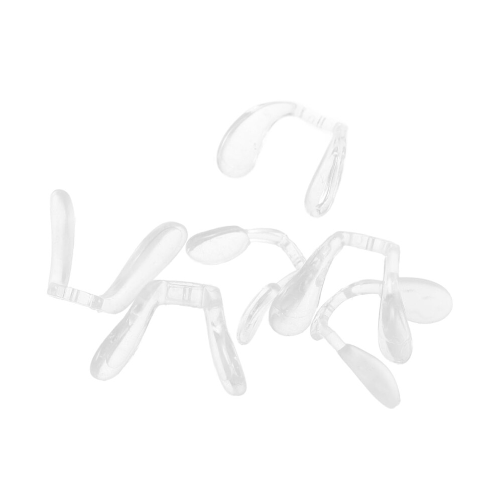 Silicone Nose Pads for Glasses 6pcs AntiSlip PressureRelief PushIn Replacement for Eyeglasses