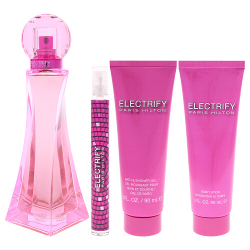 Paris Hilton Electrify Women Gift Set 4 Pc 3.4 oz 1