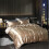 Satin Bedding Set for 1.2m Bed Matcha Green Flat Sheet 4 Piece Solid Color Easy Bedding Refresh 3