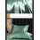 Satin Bedding Set for 1.2m Bed Matcha Green Flat Sheet 4 Piece Solid Color Easy Bedding Refresh 4