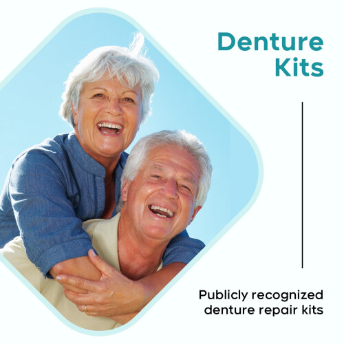 DIY Denture Kit for Adults, Fast At?Home Tooth Replacement, Custom Fit Single or Full Set 1