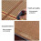 Bamboo Cooling Mattress with Breathable Foldable Design for Summer Sleeping Mat 1.4x1.95m 5