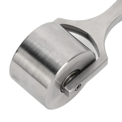 Leather Edge Roller Stainless Steel with Wooden Handle DIY Leatherworking Tool 2