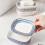 Ceramic Soap Dish Nordic Style Wall Mounted Double Layer Holder with Drain for Bathroom Kitchen 3