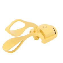 Heated Eyelash Curler USB Rechargeable 2 Temperatures 131.6mm Yellow