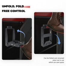 Universal ATV Foot Rest 4 Wheeler Foot Pegs Rear Passenger Anti-Slip Footrests