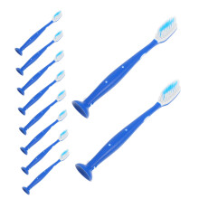 10pcs Prison Toothbrush with Soft Nylon Bristles, Compact Mini Head for Correctional or Travel Use