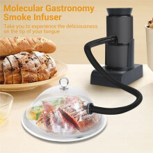 Portable Smoker Infuser - Cold Smoke Generator for BBQ, Grill,Steak and Salmon Fumigator- Molecular Cuisine Enhancer B