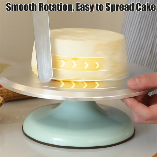 Cake Turntable Cake Decoration Table Home Baking Kitchenware DIY Pastry Decoration Turntable Non-Slip Coating Cake Table 1