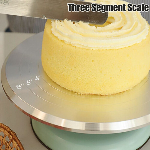 Cake Turntable Cake Decoration Table Home Baking Kitchenware DIY Pastry Decoration Turntable Non-Slip Coating Cake Table 2