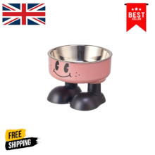 Raised Stainless Steel Dog Cat Feeding Water Bowl