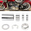Chrome Achteras-Afstandsset voor  Softail FLST FSXT 2008- Classic FLSTC 7