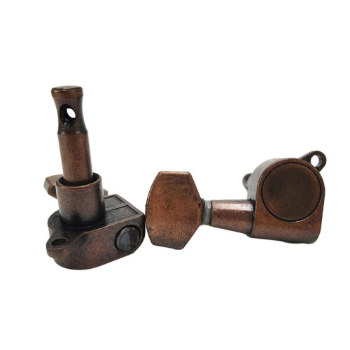6 Pcs Guitar Tuners Guitar Tuning Pegs Tuners Machine Knobs Square Handle Guitar Button 2