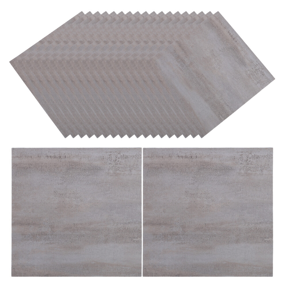 20Pcs Peel & Stick Floor Tiles Waterproof, Wear-Resistant 11.8" Pvc 3081833743217