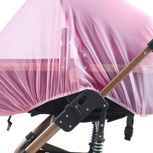 Pinkes Insektennetz für Kinderwagen, weich