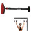 Adjustable Pull Up Bar Doorway 37.7-53in No Drill Strength Training Home Gym 6
