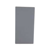 LED Affirmation Mirror Acrylic Silver 20x40cm USB Inspirational Decor
