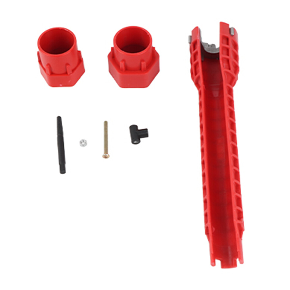 Labour Saving Sink Wrench 8-In-1 Red